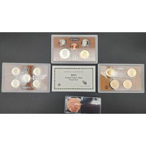 2011 US Mint 14‑Coin Proof Set w/ OGP COA + 1 oz Copper Buffalo Round